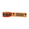 Varningstejp "Fragile" 50mm x 66m | 123ink | orange | 3st 200.130C 301782 - 2