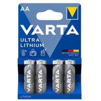 Varta Lithium Ultra FR6 AA batteri | 4-pack 15A 15AC 7524 815 AL-AA AVA00143
