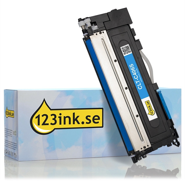 Varumärket 123ink ersätter Samsung CLT-C406S (ST984A) cyan toner CLT-C406S/ELSC 033795 - 1