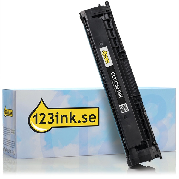 Varumärket 123ink ersätter Samsung CLT-K504S (SU158A) svart toner CLT-K504S/ELSC 033805 - 1