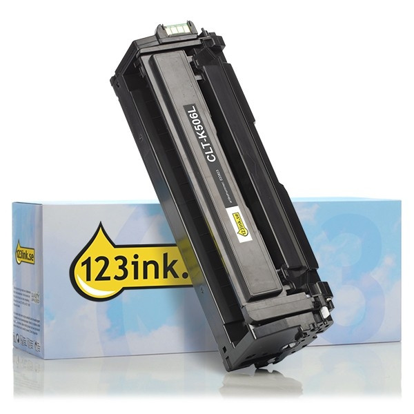 Varumärket 123ink ersätter Samsung CLT-K506L (SU171A) svart toner hög kapacitet CLT-K506L/ELSC 033823 - 1