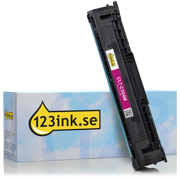 Varumärket 123ink ersätter Samsung CLT-M504S (SU292A) magenta toner CLT-M504S/ELSC 033809 - 1