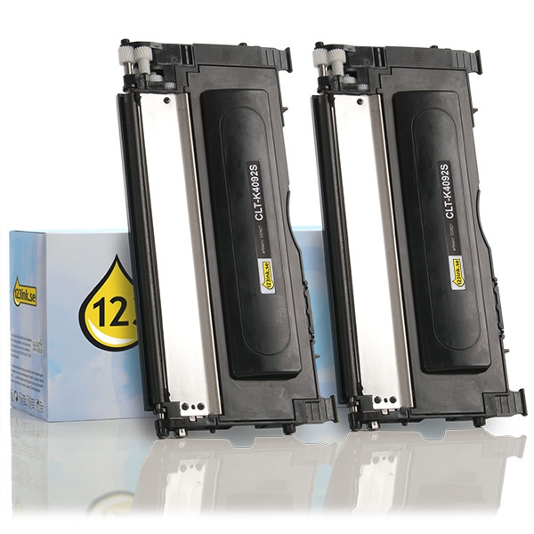 Varumärket 123ink ersätter Samsung CLT-P4092B svart toner 2-pack 033755 - 1