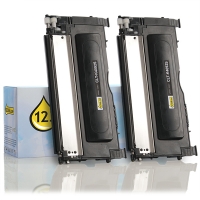 Varumärket 123ink ersätter Samsung CLT-P4092B svart toner 2-pack 033755