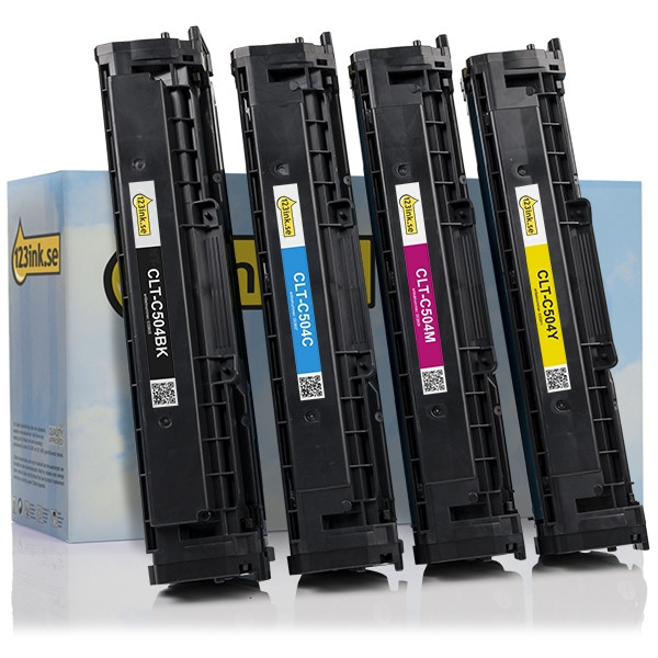 Varumärket 123ink ersätter Samsung CLT-P504C toner 4-pack  130137 - 1