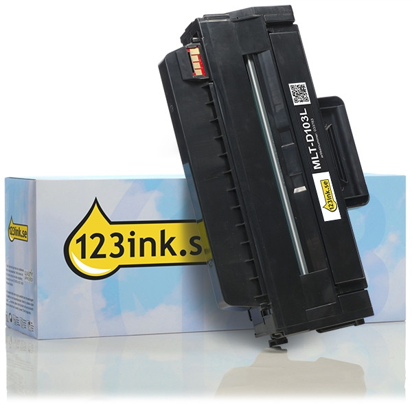 Varumärket 123ink ersätter Samsung MLT-D103L (SU716A) svart toner hög kapacitet MLT-D103L/ELSC 033783 - 1