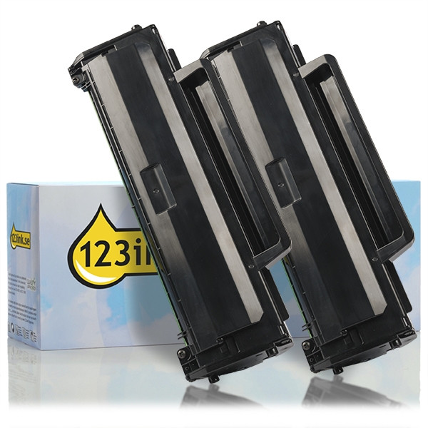 Varumärket 123ink ersätter Samsung MLT-D1042S (SU737A) svart toner 2-pack  130468 - 1