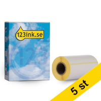 Varumärket 123ink ersätter Brother BDE-1J152102-058 | förskurna etiketter | 152 x 102mm | 5st BDE-1J152102-058C 650767