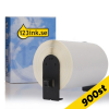 Varumärket 123ink ersätter Brother DK-11247 fraktetiketter | svart text - vit etikett | 164mm x 103mm | 5st