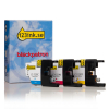Varumärket 123ink ersätter Brother LC1220RBWBP C/M/Y bläckpatron 3-pack 132136 - 1