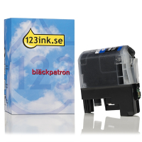 Varumärket 123ink ersätter Brother LC227XLBK svart bläckpatron hög kapacitet LC-227XLBKC 350044