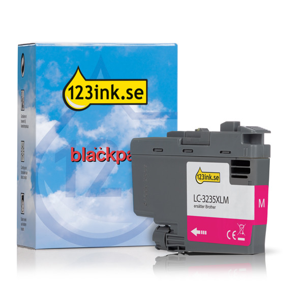 Varumärket 123ink ersätter Brother LC3235XLM magenta bläckpatron hög kapacitet LC3235XLMC 051199 - 1