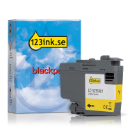 Varumärket 123ink ersätter Brother LC3235XLY gul bläckpatron hög kapacitet