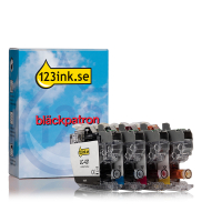 Varumärket 123ink ersätter Brother LC421VAL BK/C/M/Y bläckpatron 4-pack 160224