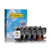 Varumärket 123ink ersätter Brother LC421XLVAL BK/C/M/Y bläckpatron 5-pack 160778