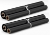 Varumärket 123ink ersätter Brother PC-72RF svart färgband 2-pack 029859 - 1