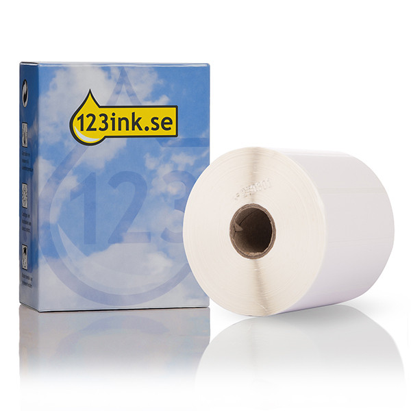 Varumärket 123ink ersätter Brother RD-S04E1 etiketter | 76mm x 26mm BDE1J026076102C RD-S04E1C 080759 - 1