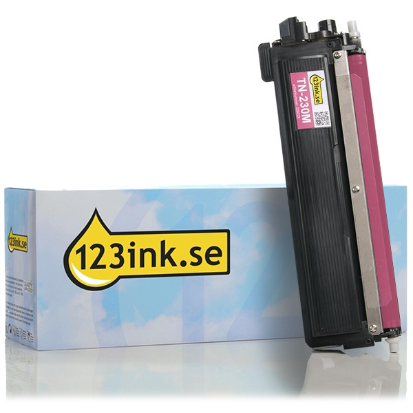 Varumärket 123ink ersätter Brother TN-230M magenta toner TN230MC 029223 - 1