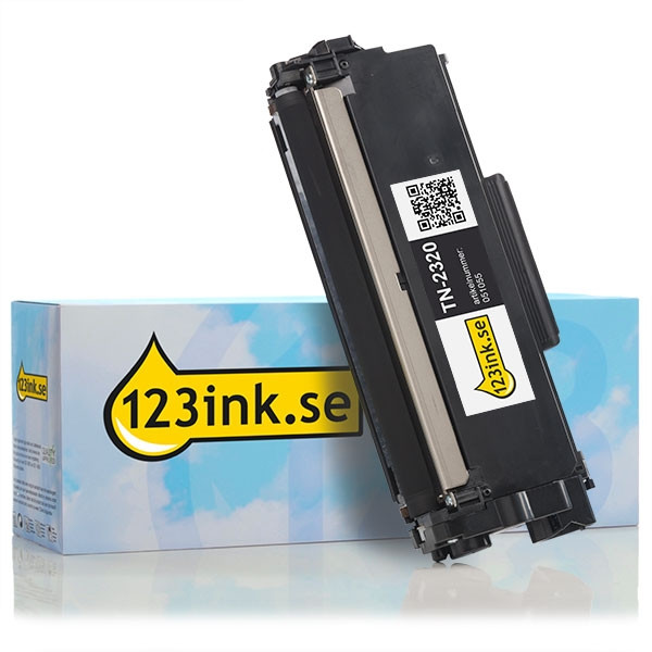 Varumärket 123ink ersätter Brother TN-2320 svart toner hög kapacitet TN-2320C 051055 - 1