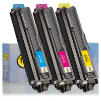 Varumärket 123ink ersätter Brother TN-241C/M/Y toner 3-pack TN241CMYC 051325