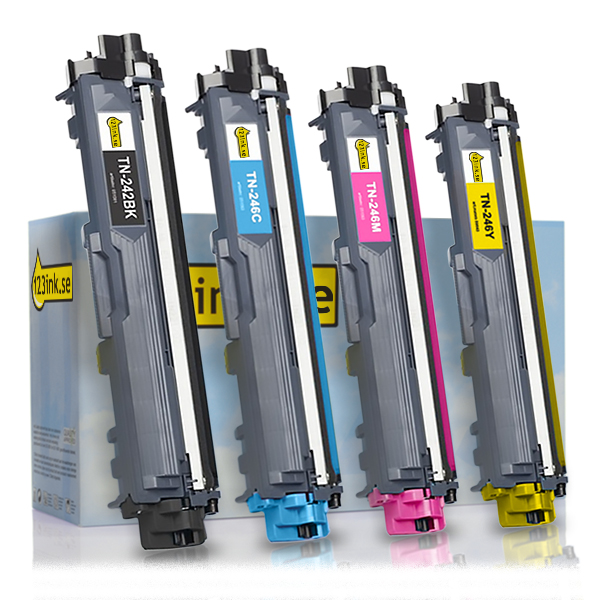 Varumärket 123ink ersätter Brother TN-242BK/TN-246CMY toner 4-pack  130220 - 1