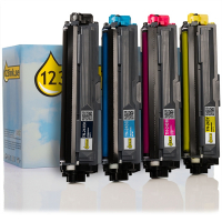 Varumärket 123ink ersätter Brother TN-243BK/C/M/Y toner 4-pack