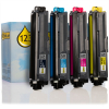 Varumärket 123ink ersätter Brother TN-247BK/C/M/Y toner 4-pack