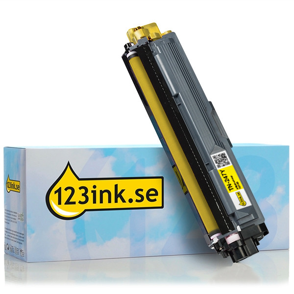 Varumärket 123ink ersätter Brother TN-247Y gul toner hög kapacitet TN247YC 051183 - 1