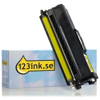 Varumärket 123ink ersätter Brother TN-328Y gul toner extra hög kapacitet