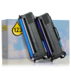 Varumärket 123ink ersätter Brother TN-329C cyan toner 2-pack 132184 - 1