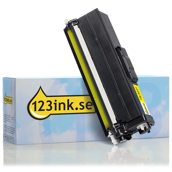 Varumärket 123ink ersätter Brother TN-423Y gul toner hög kapacitet TN423YC 051125 - 1