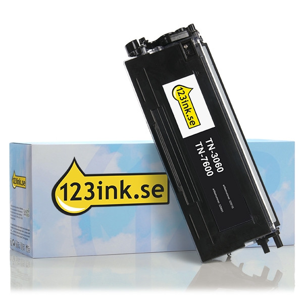 Varumärket 123ink ersätter Brother TN-7600 svart toner extra hög kapacitet TN7600C 029681 - 1