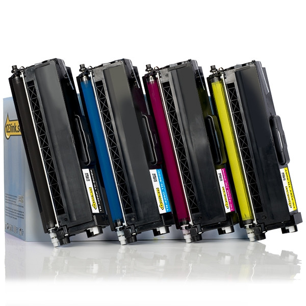 Varumärket 123ink ersätter Brother TN-900BK/C/M/Y toner 4-pack  130210 - 1