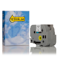 Varumärket 123ink ersätter Brother TZe-261 | svart text - vit märkband  | 36mm x 8m