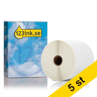Varumärket 123ink ersätter Brother BCS-1J150102-121 etiketter | svart text - vit etikett | 102mm x 150mm | 5st BCS-1J150102-121C 650766