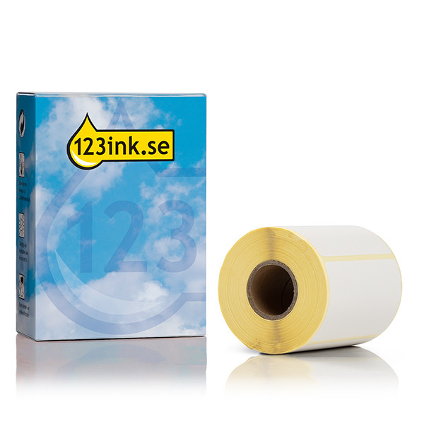 Varumärket 123ink ersätter Brother BDE-1J044076-066 etiketter | svart text - vit etikett | 76mm x 44mm BDE-1J044076-066C 080853 - 1