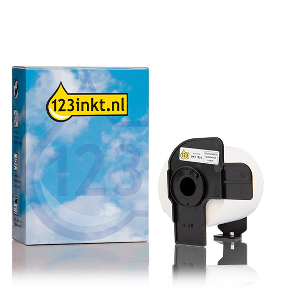 Varumärket 123ink ersätter Brother DK-11234 namnskyltetiketter | 86mm x 60mm 350553 - 1