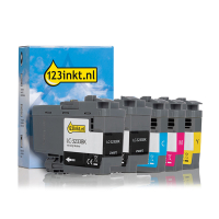 Varumärket 123ink ersätter Brother LC3233 BK/C/M/Y bläckpatron 5-pack  160773