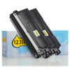Varumärket 123ink ersätter Brother TN-2320 XL svart toner 2-pack 160728 - 1
