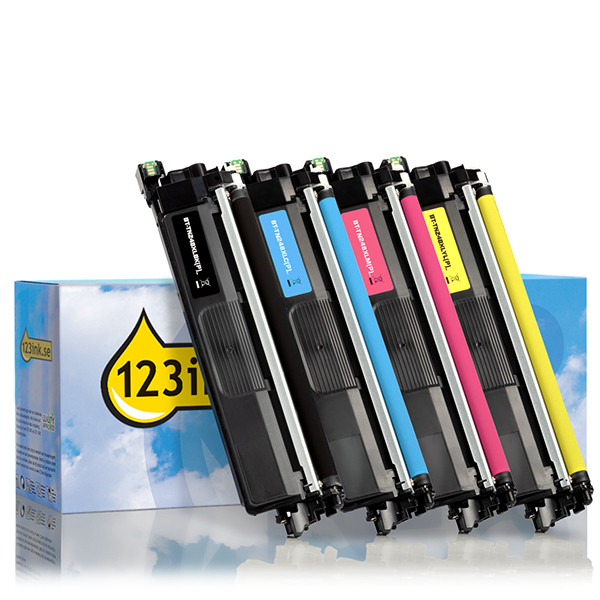 Varumärket 123ink ersätter Brother TN-248XL BK/C/M/Y toner 4-pack  130245 - 1