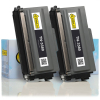 Varumärket 123ink ersätter Brother TN-3380 svart toner hög kapacitet 2-pack 051459 - 1