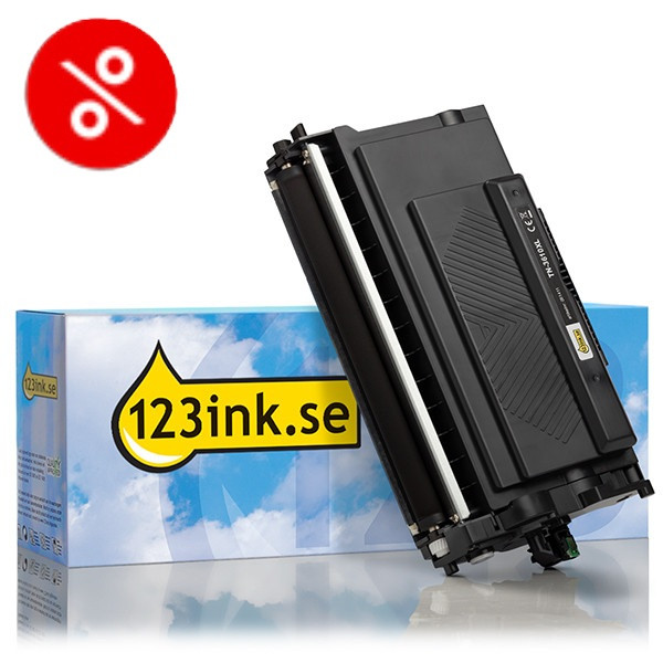 Varumärket 123ink ersätter Brother TN-3610XL svart toner hög kapacitet⭐ 238575 - 1