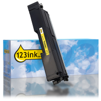Varumärket 123ink ersätter Brother TN-625XL Y gul toner hög kapacitet