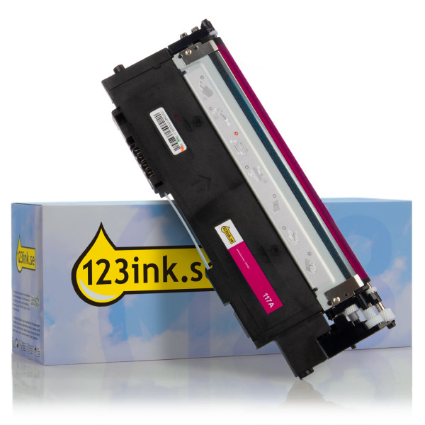 Varumärket 123ink ersätter HP 117A (W2073A) magenta toner W2073AC 055461 - 1