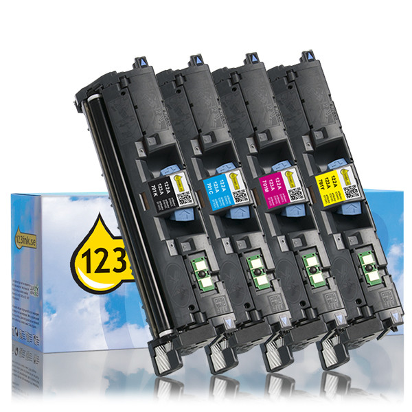 Varumärket 123ink ersätter HP 122A/123A /71A/72A/73A toner 4-pack  133003 - 1