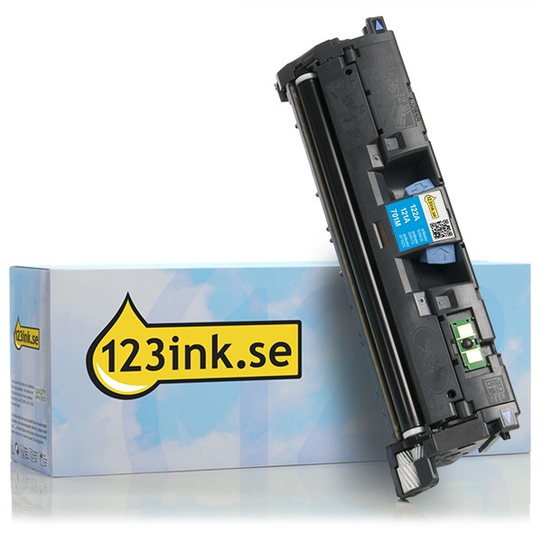 Varumärket 123ink ersätter HP 122A (Q3961A) cyan toner Q3961AC 039435 - 1