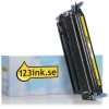 Varumärket 123ink ersätter HP 124A (Q6002A) gul toner