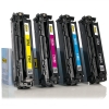 Varumärket 123ink ersätter HP 125A CB540A/541A/542A/543A toner 4-pack