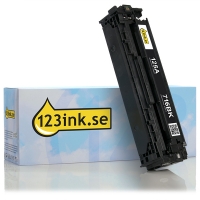 Varumärket 123ink ersätter HP 125A (CB540A) svart toner CB540AC 039805