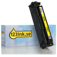 Varumärket 123ink ersätter HP 125A (CB542A) gul toner CB542AC 039809